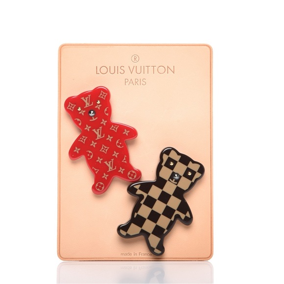 LV TEDDY PIN BROOCH SET - Picture 2 of 4